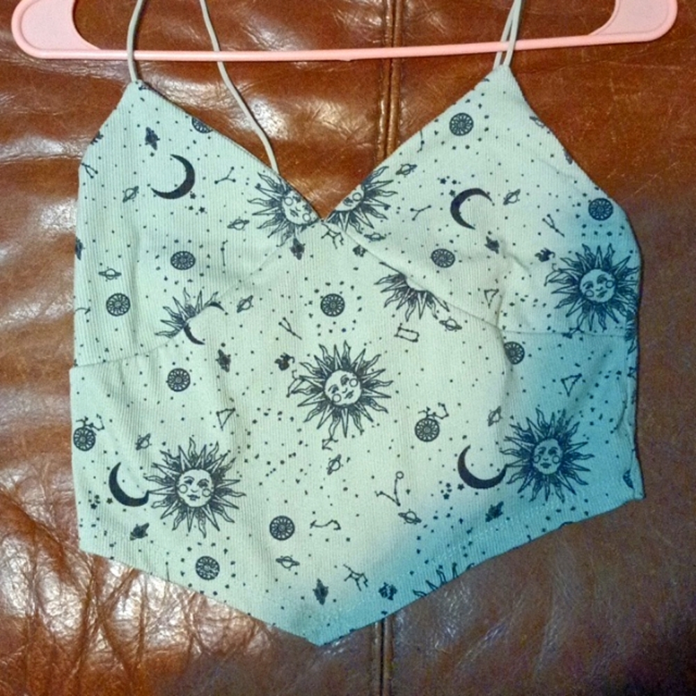 Turquoise top